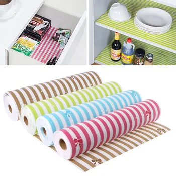 

OOTDTY Waterproof Kitchen Tablemat Drawer Liner Wardrobe Pad Cupboard Placemat 30*300cm