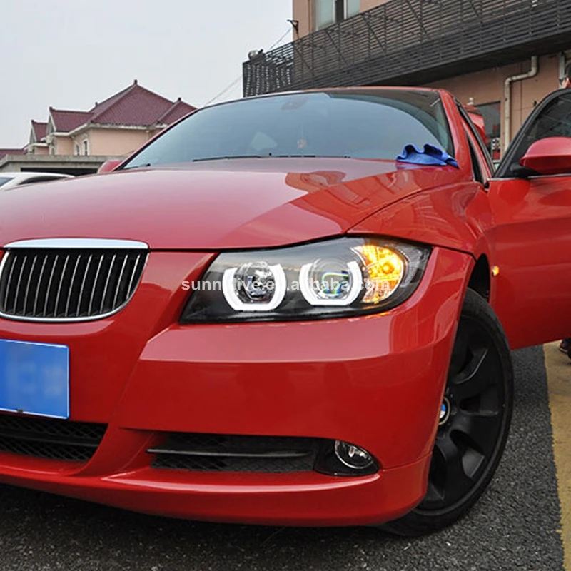 2005-2010 год для BMW E90 330I 320I 318i светодиодная фара ангельские глазки передняя SN |