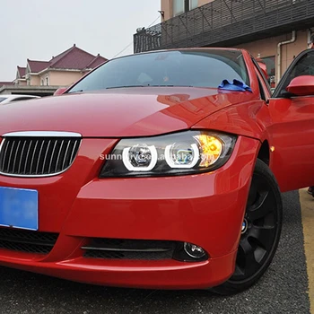 

2005-2010 Year For BMW E90 330I 320I 318i led Angel Eyes Head Lamp E90 Headlight SN