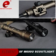 Element Airsoft тактический светильник-вспышка Surefir M600 Superbright 500 люмен M600U оружейный светильник для страйкбола охотничьего оружия светильник EX356