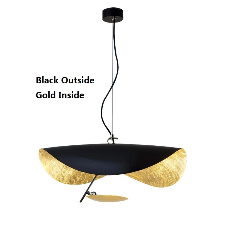 

Nordic LED Pendant Lamps Black White OFU lampes suspendues Dining Living Room Restaurant villa Hotel Metal Pendant Light Modern