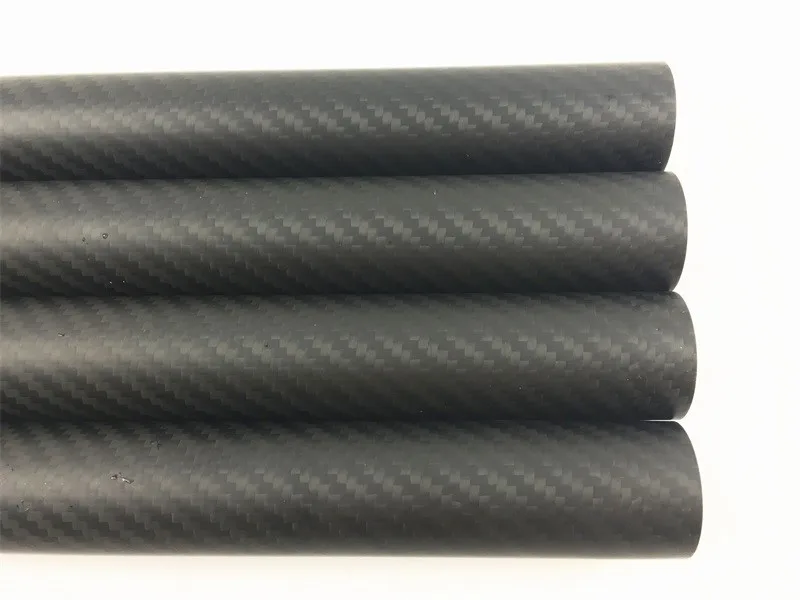 Andralyn 2pcs OD 16mm x ID 14mm x 500mm 323mm 16x14x500mm 300mm Carbon Fiber Tube Matte for FPV Multicopter Quadcopter Arms (17)