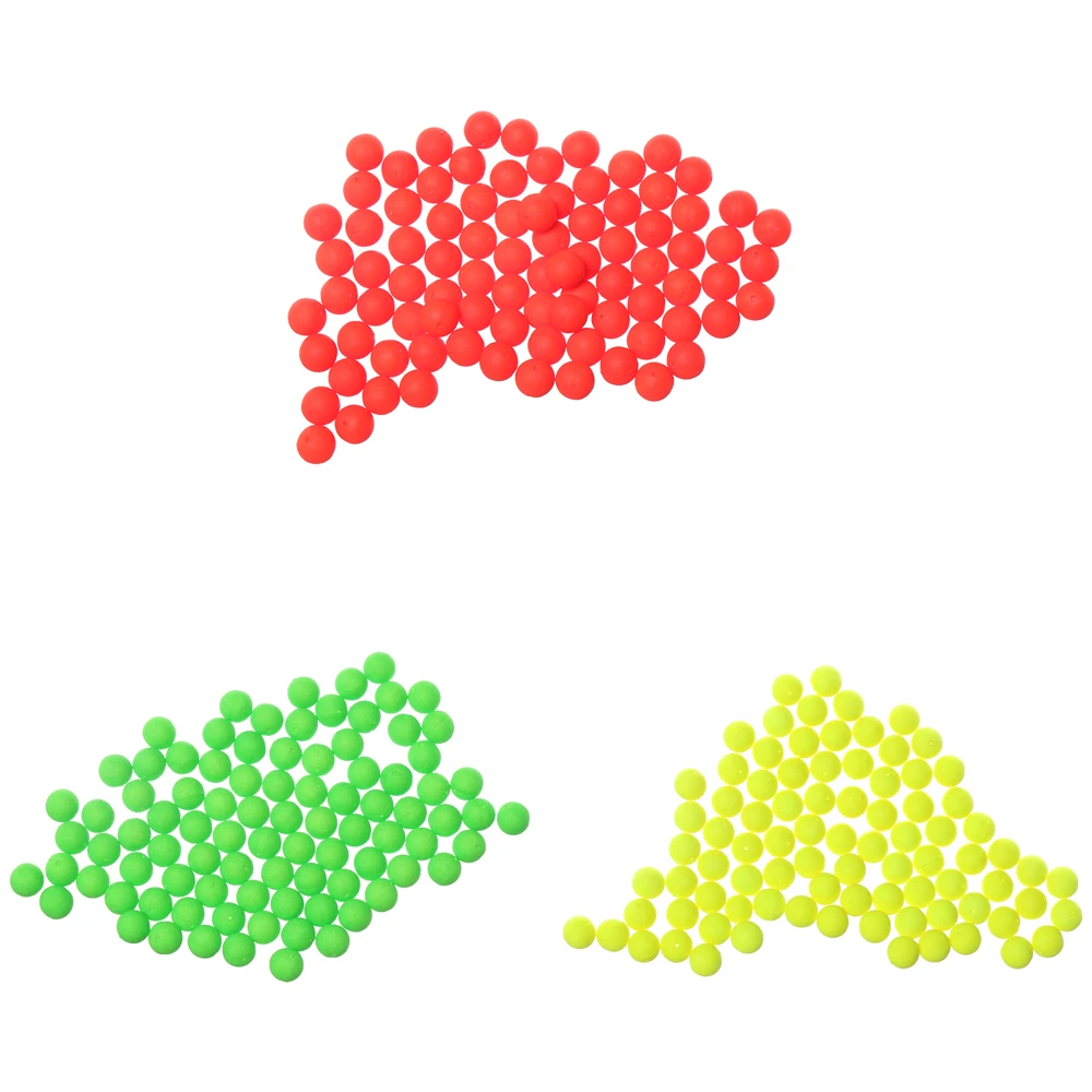 100 шт./упак. поплавки пены мяч бусины бобы рыбалка поплавок дно Rig такелаж Материал рыболовные снасти аксессуары Палочки Размеры
