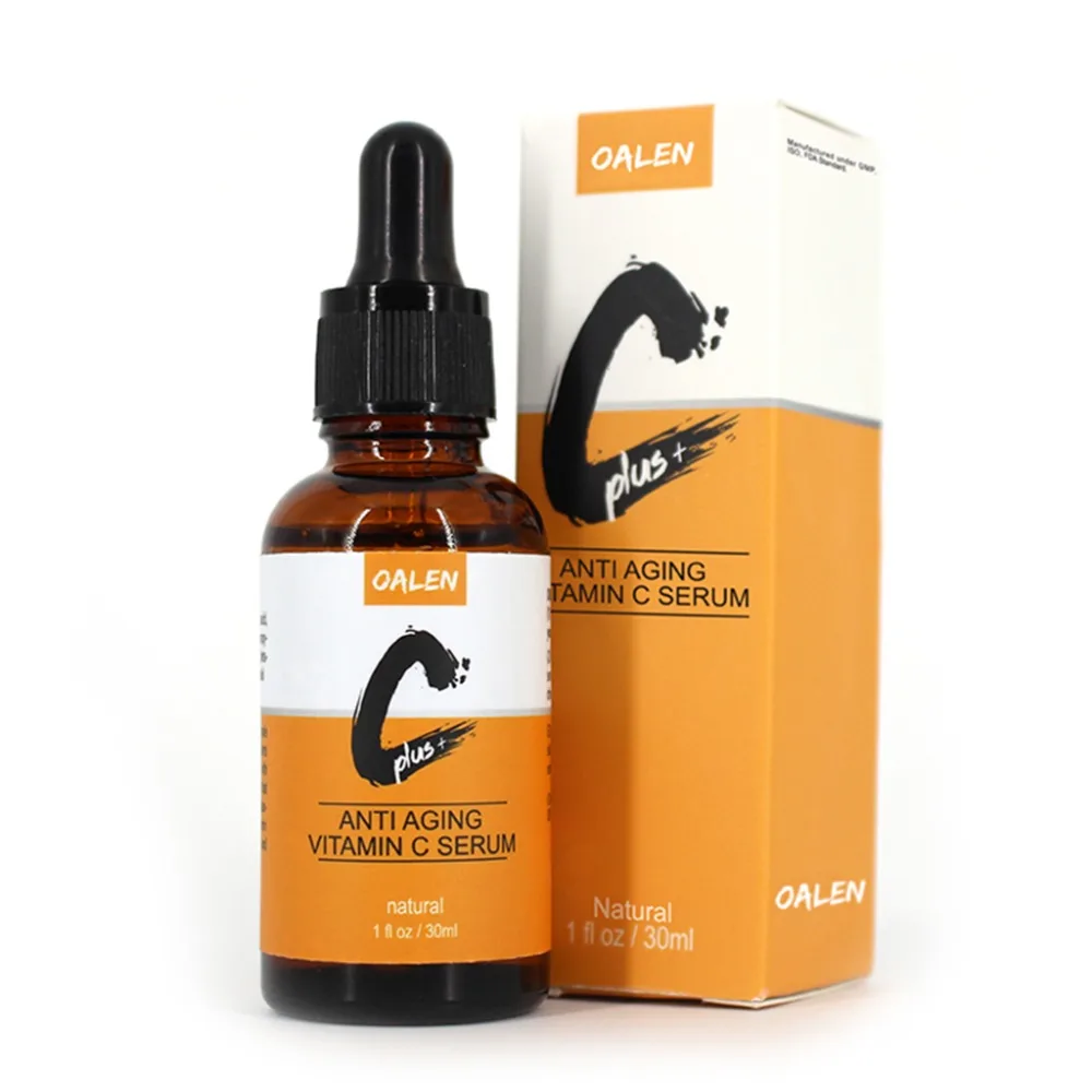 

Natural Vitamin C Face Serum Moisturizing Hyaluronic Acid Essence Anti-aging Remove Wrinkle For Dry Skin Care2019 New