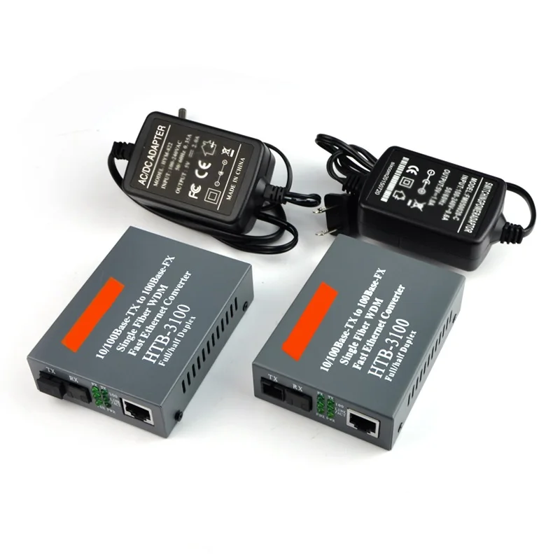 imágenes para 1 par De Fibra Óptica Media Converter 10/100 M Fibra HTB-3100AB Transceptor SC Monomodo Convertidor de Fibra Del Solo 25 KM sola Fibra imágenes para 1 par De Fibra Óptica Media Converter 10/100 M Fibra HTB-3100AB Transceptor SC Monomodo Convertidor de Fibra Del Solo 25 KM sola Fibra