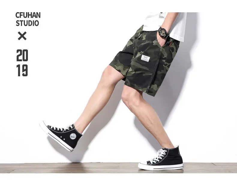 Summer New 5XL Shorts Men Casual Multi Pockets Camouflage Cargo Sprot Breechcloth Cotton Knickers Men Short Panties Brand MuLS 02