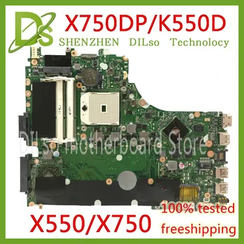 

KEFU X750 X550 motherboard For ASUS X750DP K550D X550D K550DP X550DP laptop motherboard LVDS 2GB video memory 100% original Test