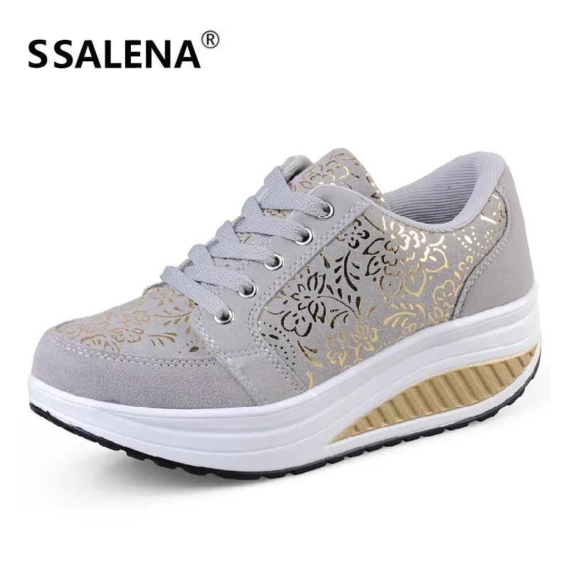 Fitness & Bodybuilding Frühling Herbst Toning Schuhe Frauen Plattform Schaukel Schuhe Frau Körper Gestaltung Fitness Schuhe Abnehmen Keil Schuhe 3 Farben 7922 Offensichtlicher Effekt