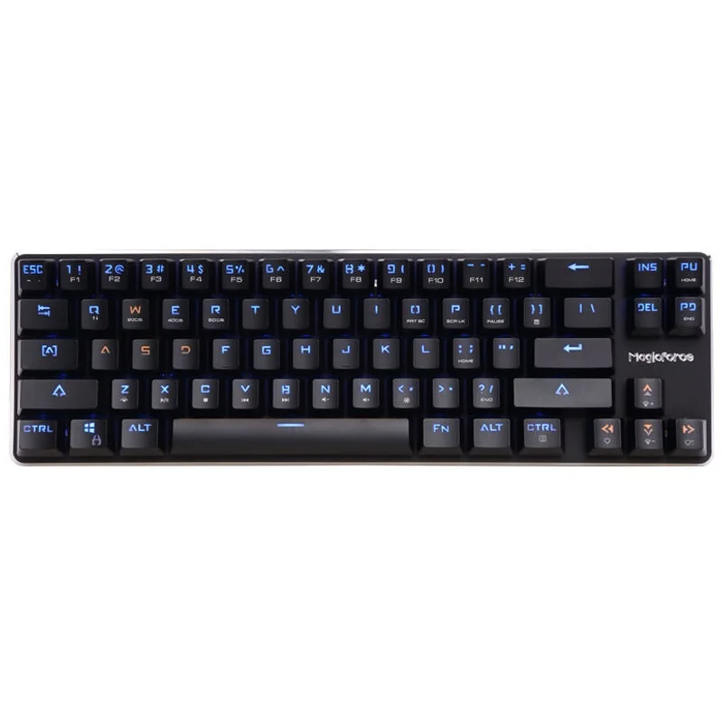 Все новые Magicforce Smart 68 клавиш USB Проводная Механическая игровая клавиатура с подсветкой и антипригарным покрытием Gateron коричневая, синяя, красная ось