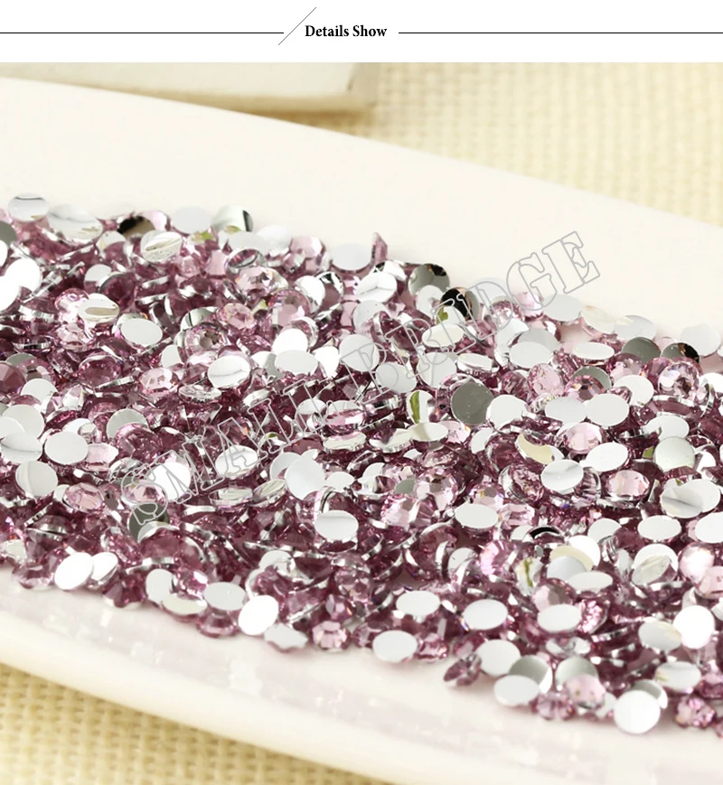 Flat Backl Rhinestones For Nails