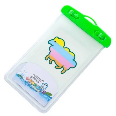 Креативный мультяшный водонепроницаемый чехол для мобильного телефона с красочными животными ПВХ герметичный водонепроницаемый чехол для мобильного телефона сумка для плавания для путешествий на открытом воздухе - Цвет: Sheep