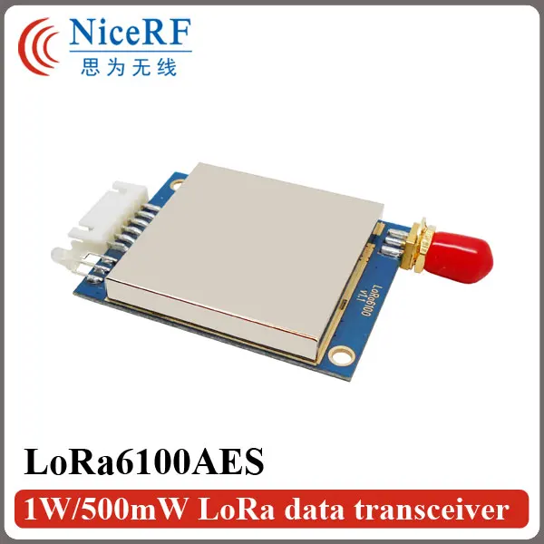 2PCS Lora6100AES 500mW 27dBm Power 5-8km Long