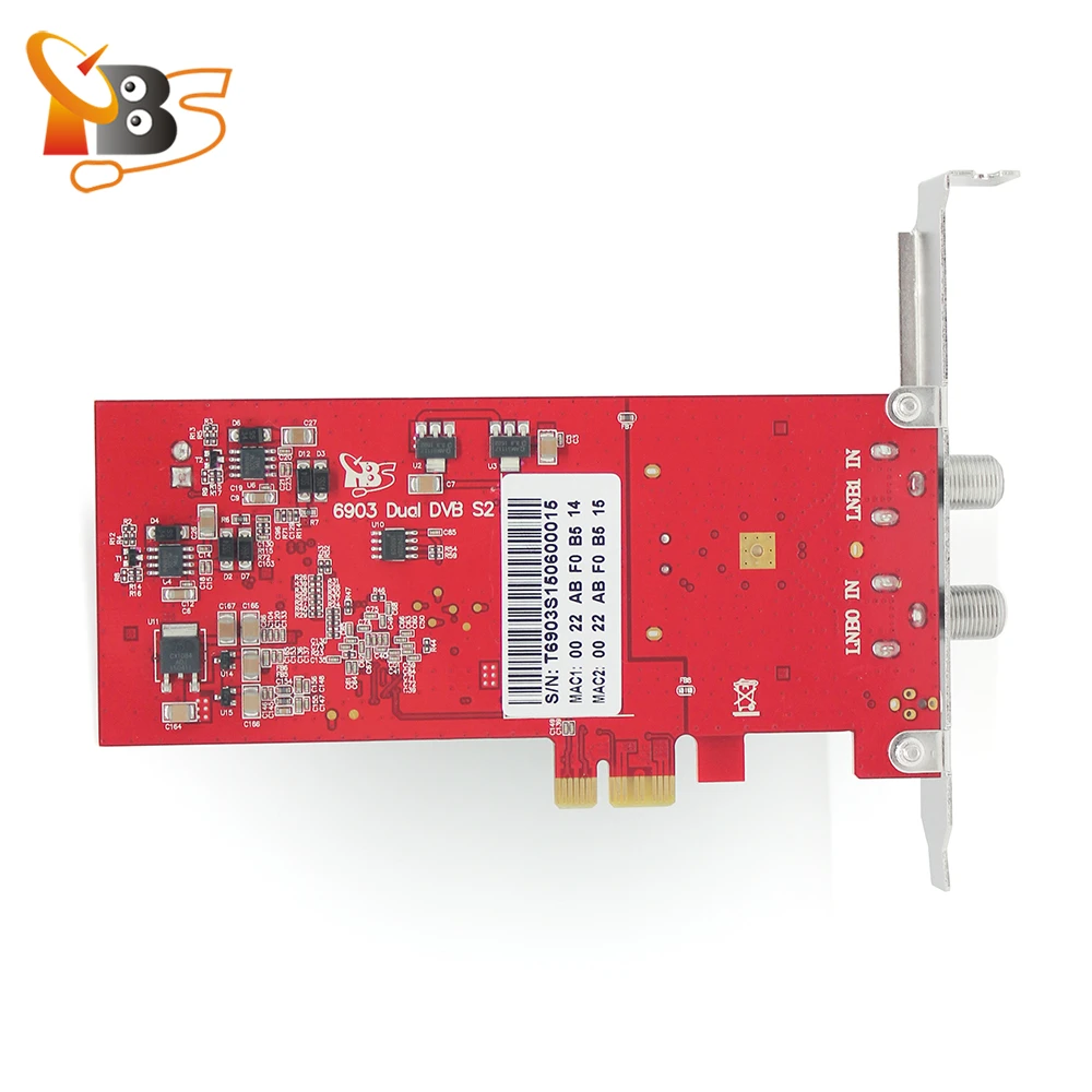 TBS6903 совместим с EUMETCast Professional DVB S2 тюнер PCIe Card поддерживает CCM ACM VCM мультивходной