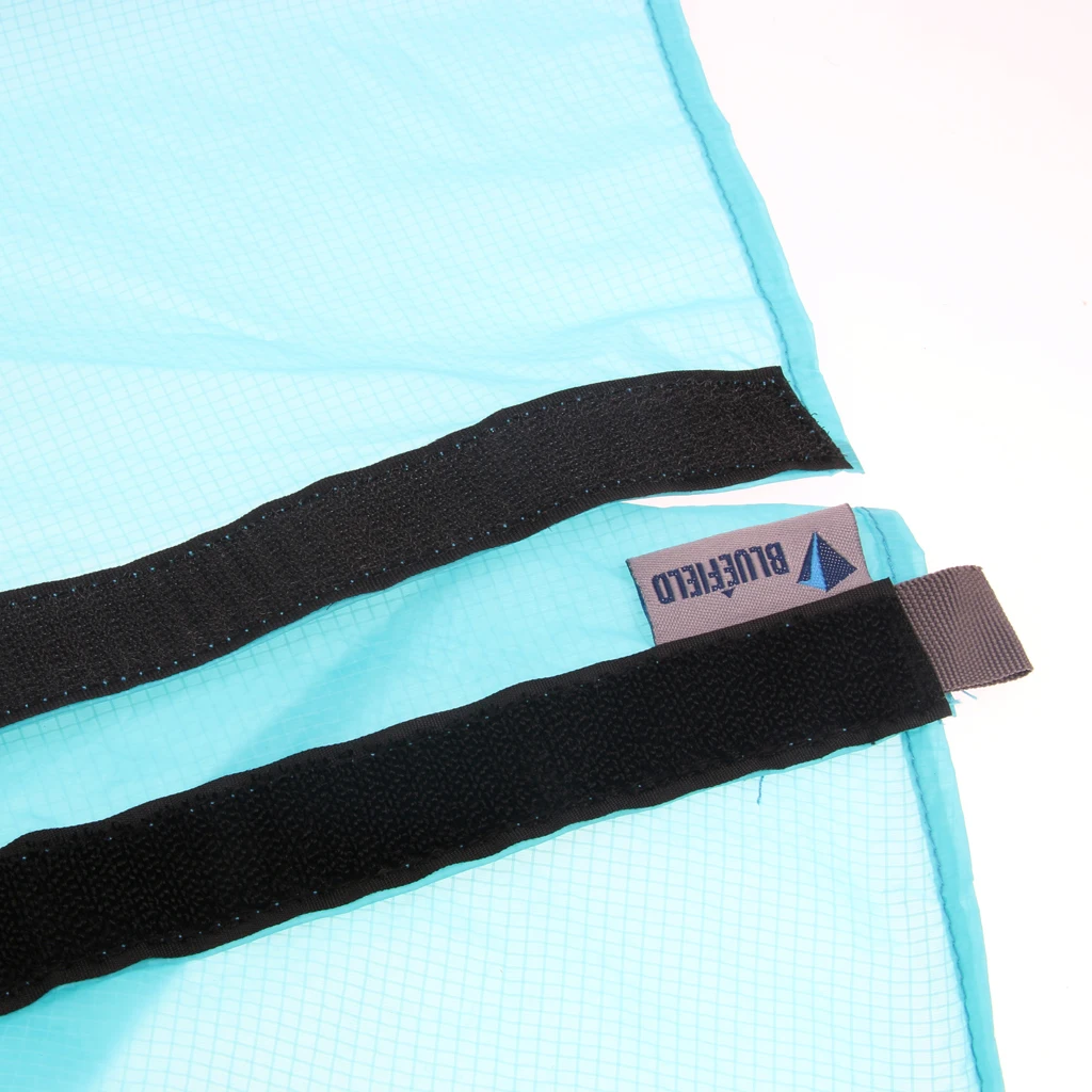 1 Pcs Rainwear Poncho Rain Cover Apron Pants Waterproof Skirt with Carry Pouch Adjust Waist 60-100cm Blue White
