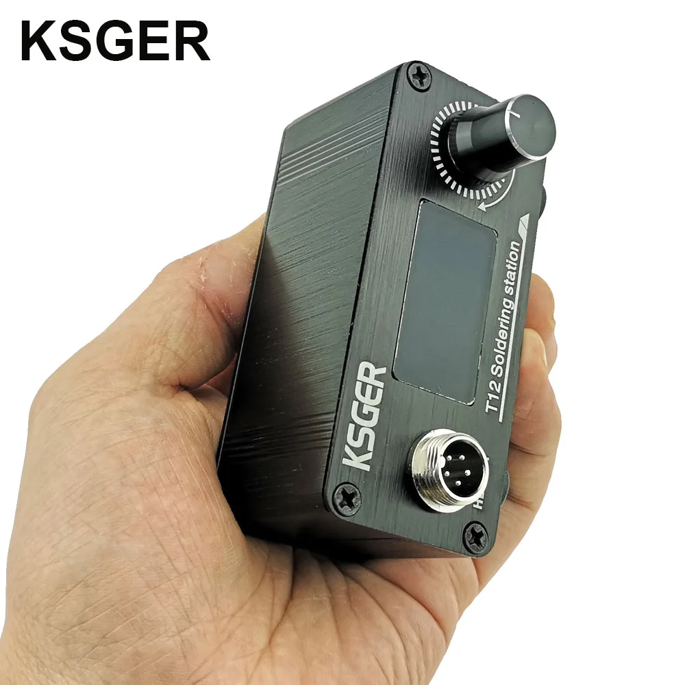 Паяльная станция KSGER Mini T12 STM32 V2.1S OLED сварочные инструменты для быстрого нагрева