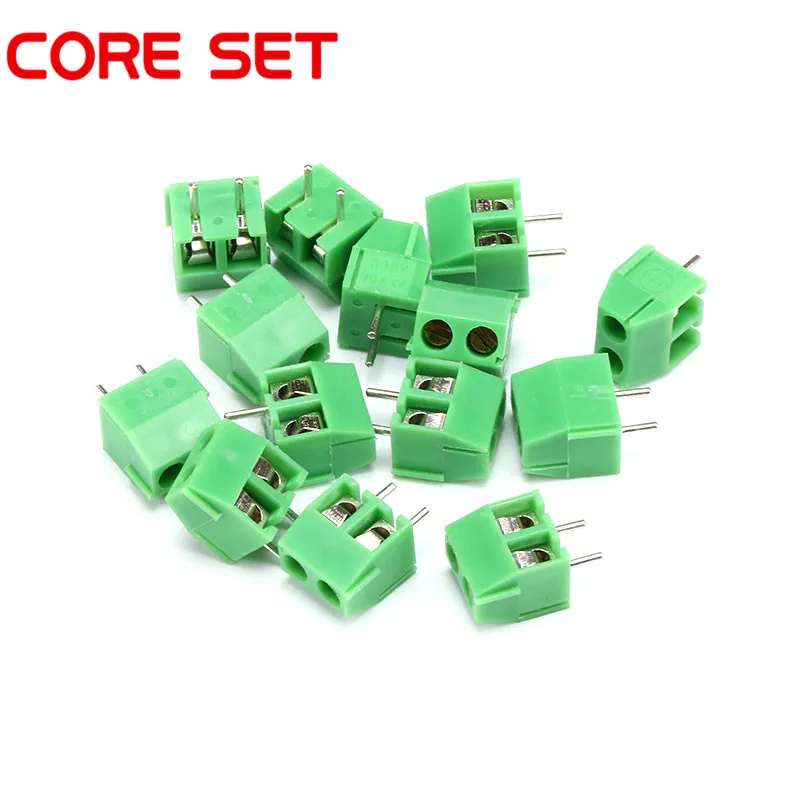 

10PCS KF3.96-2P 3.96mm Pitch 2PIN Plug-in Through Hole Terminal Block Connector 300V/10A