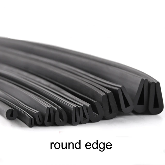 1 Meter U Channel EPDM Moulding Trim Strip Edge Guard Rubber Sealing Strip  Weatherstrip Car Door Protector