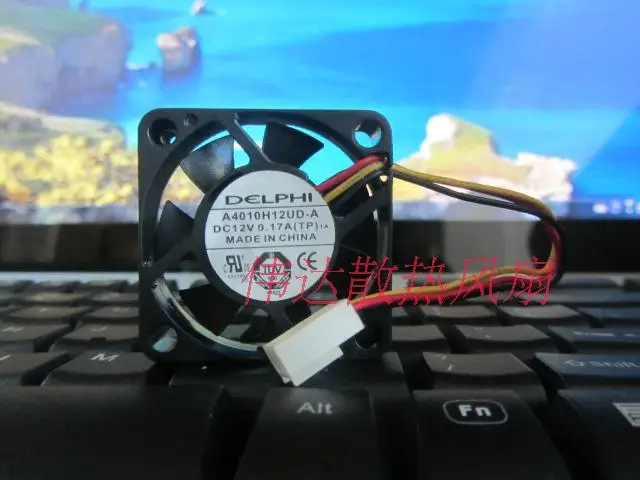 

Original SEI A4010H12UD-A 12V 0.17A 4CM 4010 40 * 40 * 10MM Cooling fan