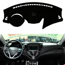 Для Hyundai Veloster 2011- Тюнинг автомобиля тире коврики козырек от солнца приборной панели крышки kовровое покрытие 2012 2013
