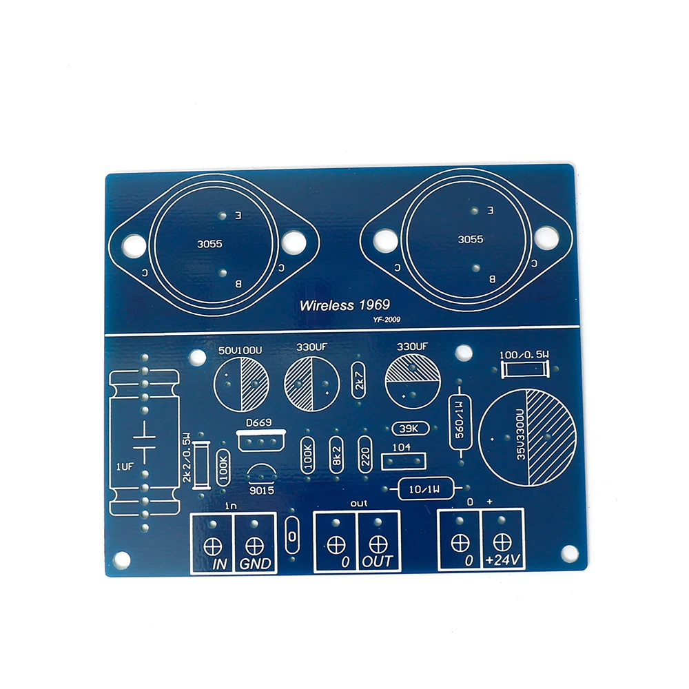 ST2N3055 новый оригинальный JLH 1969 двухканальный простой усилитель мощности класса А