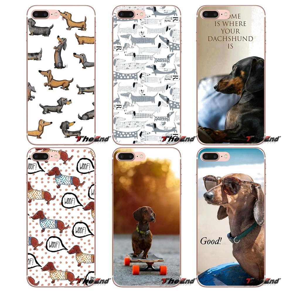 

dachshund doxie flower dog puppy phone Case For Sony Xperia M2 M4 M5 E3 T3 XA Aqua Z Z1 Z2 Z3 Z5 compact LG G4 G5 G3 G2 Mini