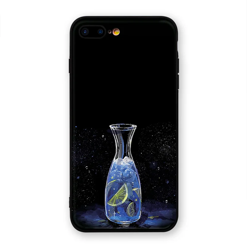 Новейший чехол для телефона s для iPhone 6, 7, 8, 6 S, 7 Plus, X, XR, XS MAX, чехол, рыба, Акула, Орел, кошка, птица, мягкий силиконовый чехол из ТПУ - Цвет: wishing bottle