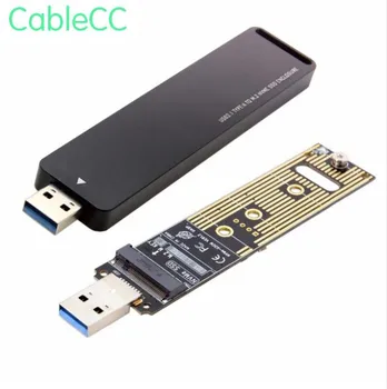 

USB 3.0 to NVME M-key M.2 NGFF SSD External PCBA Conveter Adapter with Flash Disk Case