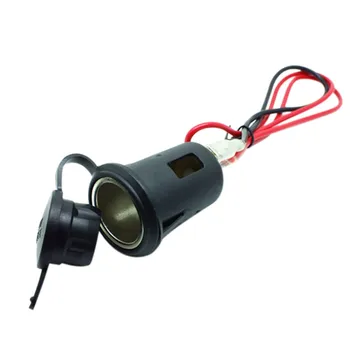 

Motorcycle Car Dustproof Modification Cigarette Lighter Socket GPS 12V-24V Cigarette Lighter Socket