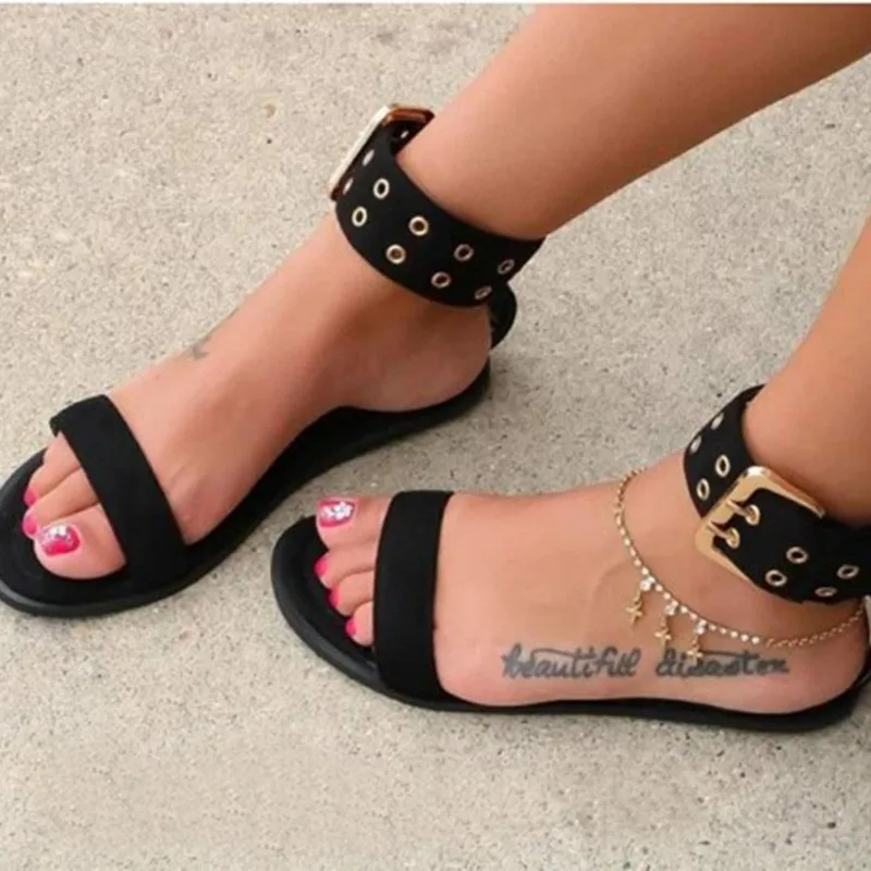 

plus size 43 Women summer shoes flat with gladiator transparent open toe jelly shoes ladies vintage roman beach sandals Y10026