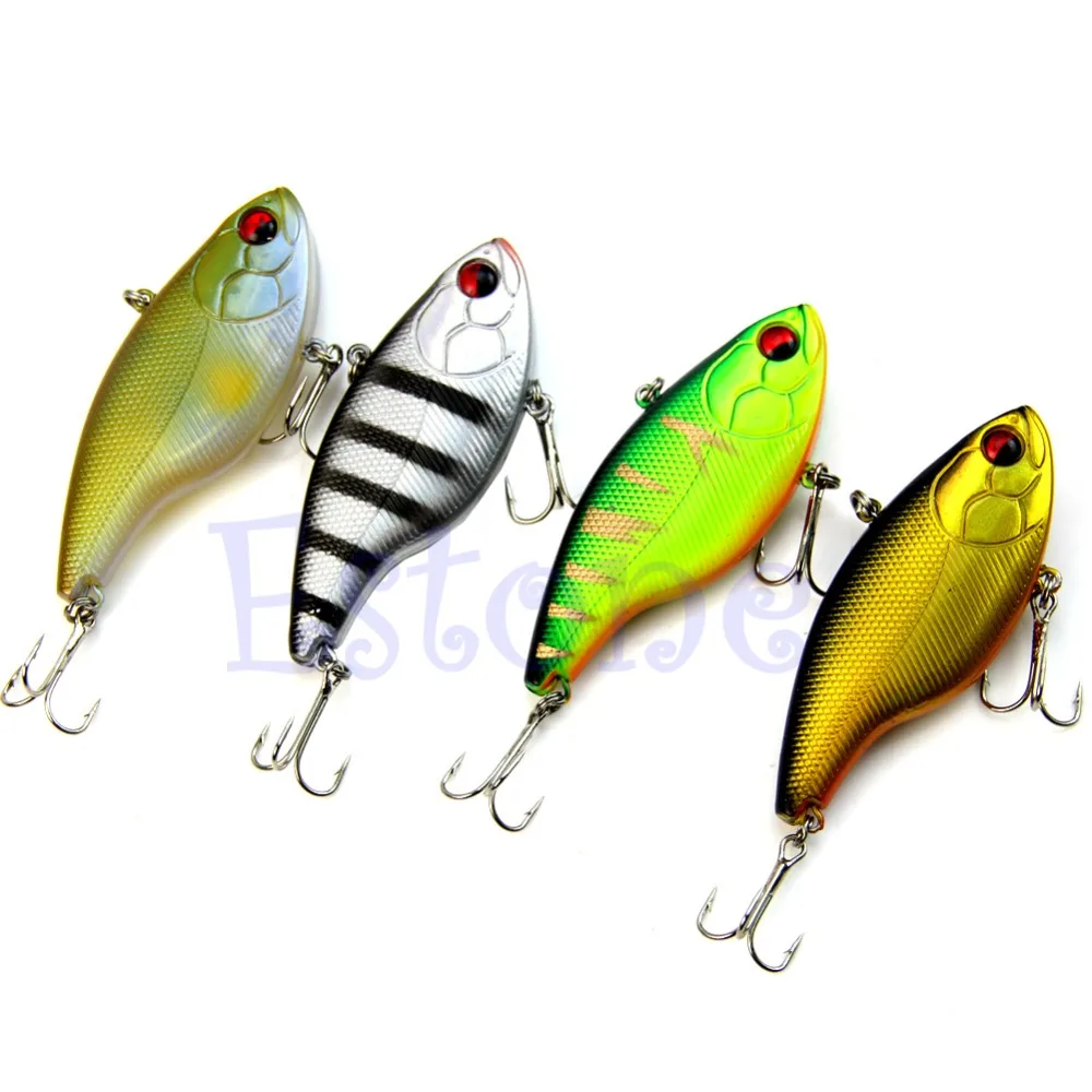 

1Pc Sinking VIB Fishing Lure Vibration Rattle Hook Crankbait Baits 18g 9cm 3.54"