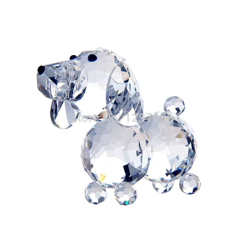 Clear Glass Dog Figurines Clear Glass Dog Figurines