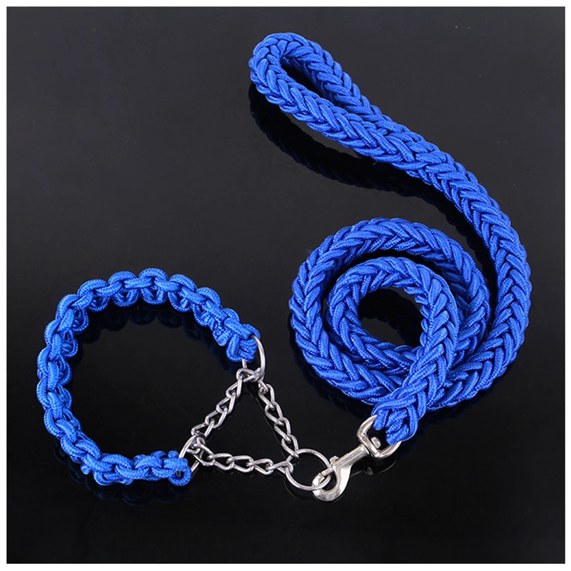 2018 New High Quality Upgraded color collar stereotyped rope Large Dog