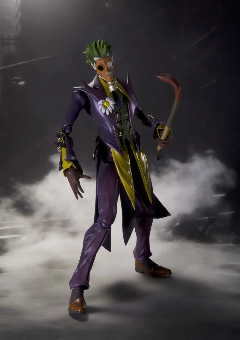 

1pcs Anime character Batman SHF Joker In justice action pvc figure toy tall 16cm hot sell.