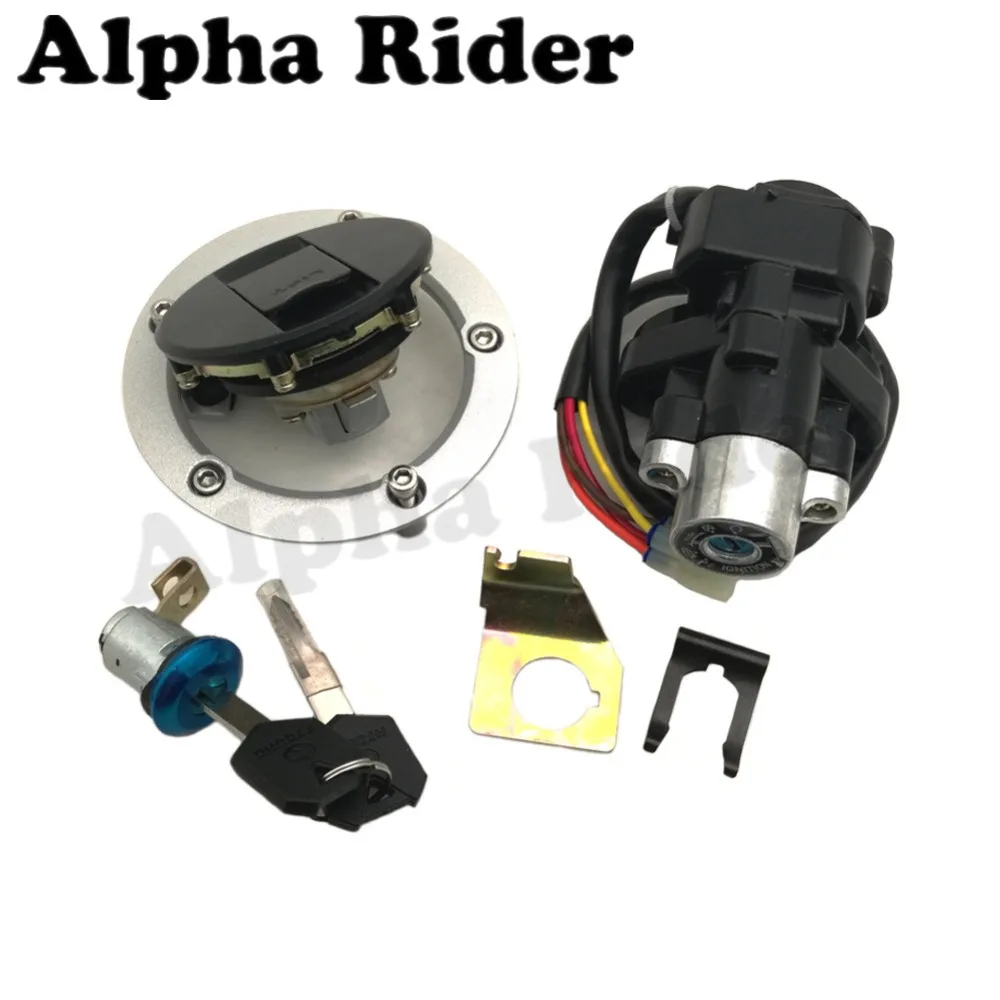 

Motorcycle Ignition Switch Fuel Gas Tank Cap Cover Seat Lock Key for Suzuki GSX-R GSXR 600/750/1000 2004-2015 SV650 2008-2012