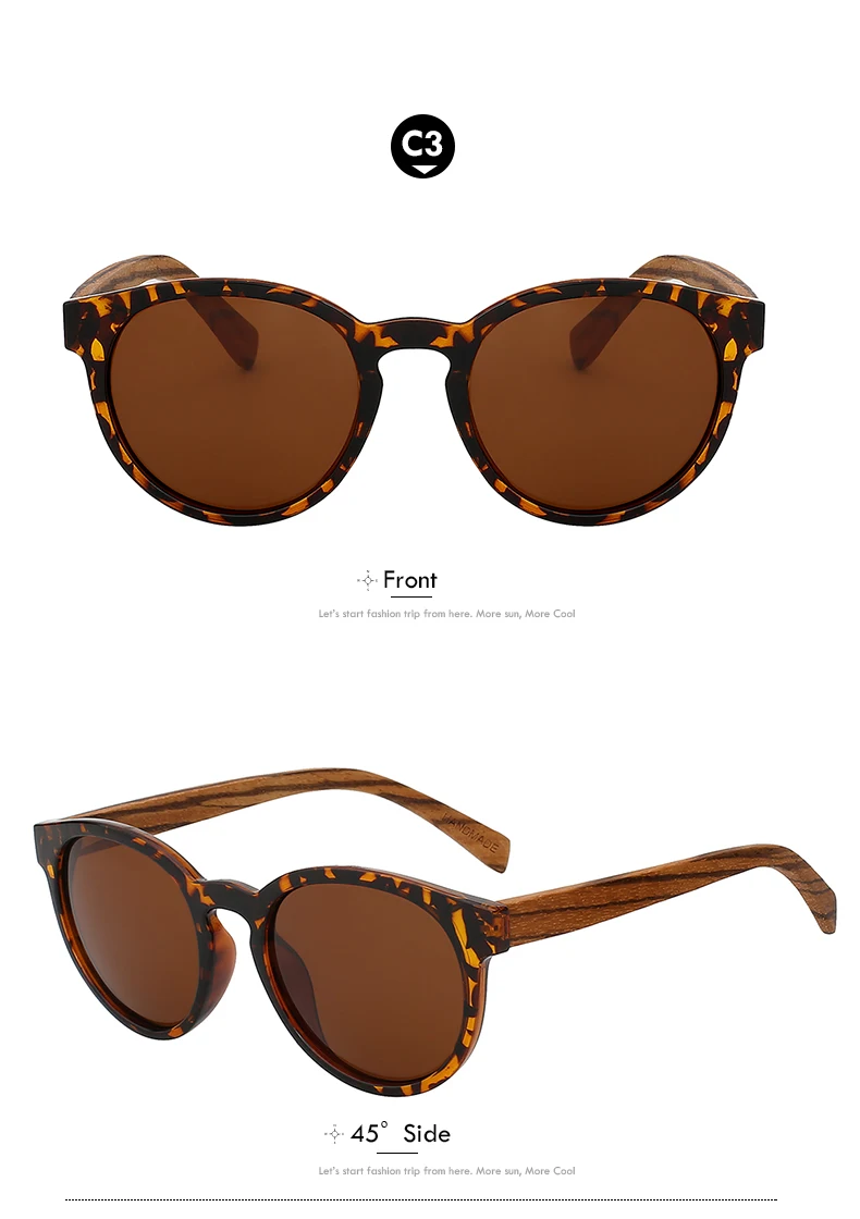 XIU поляризационный очки в деревянной оправе Для мужчин Для женщин круглый Замочная скважина дерево солнцезащитных очков, модные очки Для женщин ручной работы Одежда высшего качества UV400