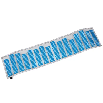 

New 70*16cm Sound Music Activated Car Stickers Equalizer Glow Blue LED Light (Space Saving, Low Power Consumption)