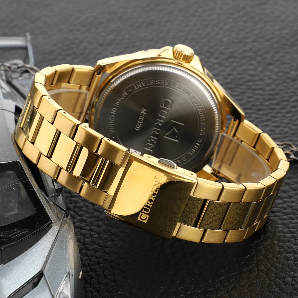 CURREN Fashion Men\'s Watch with Stainless Steel Strap Simple Creative Quartz Wristwatch for Men Clock erkek kol saati Waterproof 2019 (25)