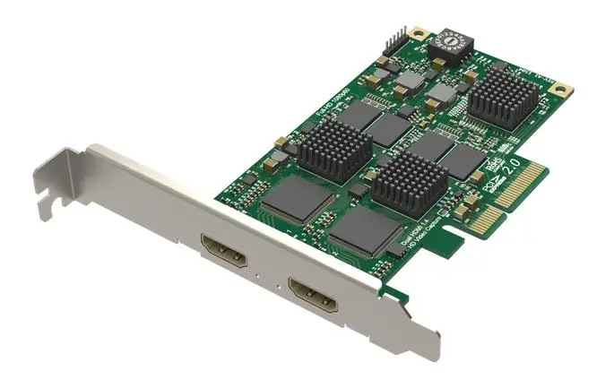 Горячая Magewell Pro Capture двойной HDMI вход HDMI Capture PCI Express карта совместима с операционными системами Windows/Linux/Mac