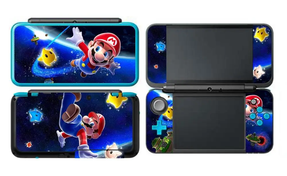 Супер MARI0 виниловая кожа Наклейка протектор для nintendo NEW 2DS XL LL Скины Наклейка s - Цвет: P39