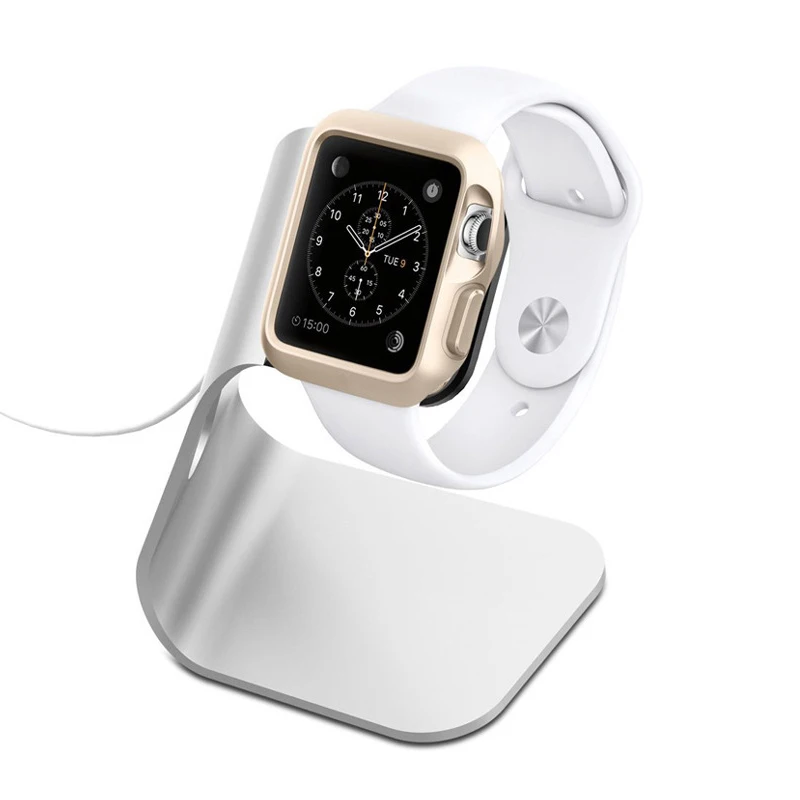 Алюминиевая зарядная подставка с подзарядкой док-станция для Apple Watch 1 2 3 38 мм/42 мм для i watch Apple Watch Колыбель держатель для телефона