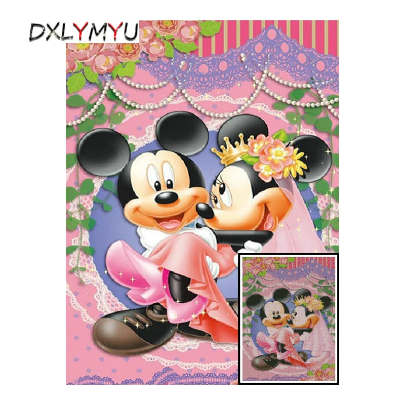 

5D Diy Diamond Painting Cross Stitch Crystal Needlework 3d Diamond Embroidery Cartoon Full Diamond Decorative Painting Gifts