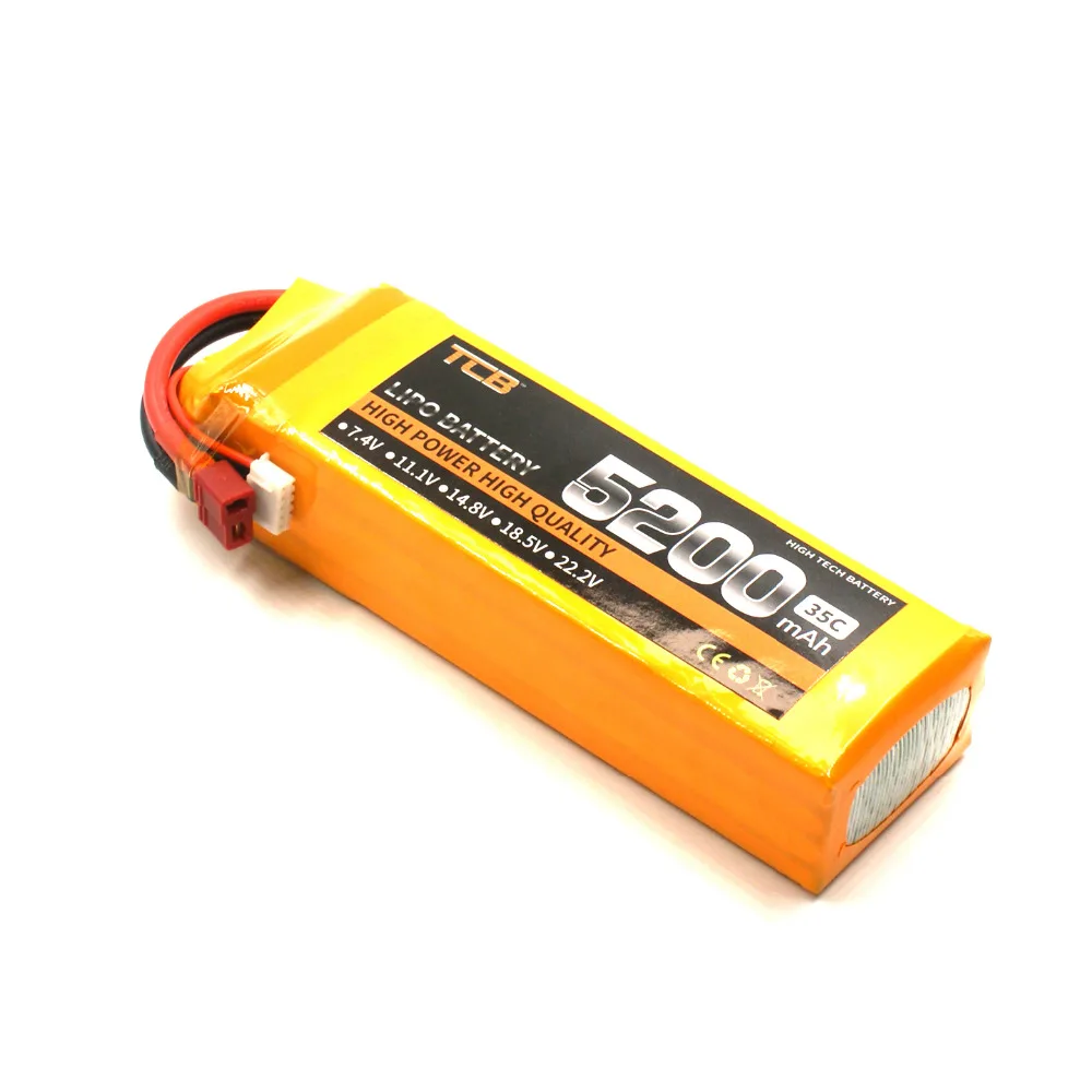 

RC LiPo Battery 4S 14.8V 5200mAh 35C-70C For RC Model Aircraft Airplane Car Boat Helicopter RC Lithium polymer Batteries LiPo 4S