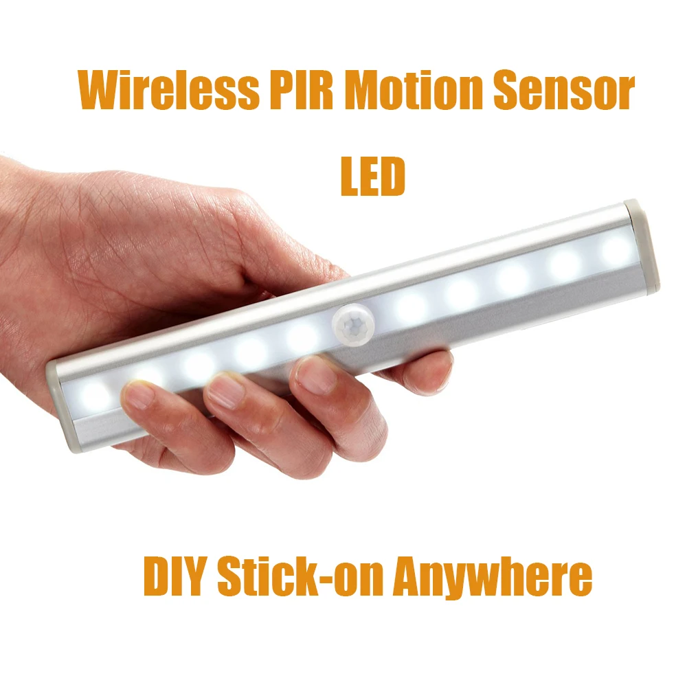 Buy LED Motion Sensor PIR Light Cordless Battery Powered Night Light