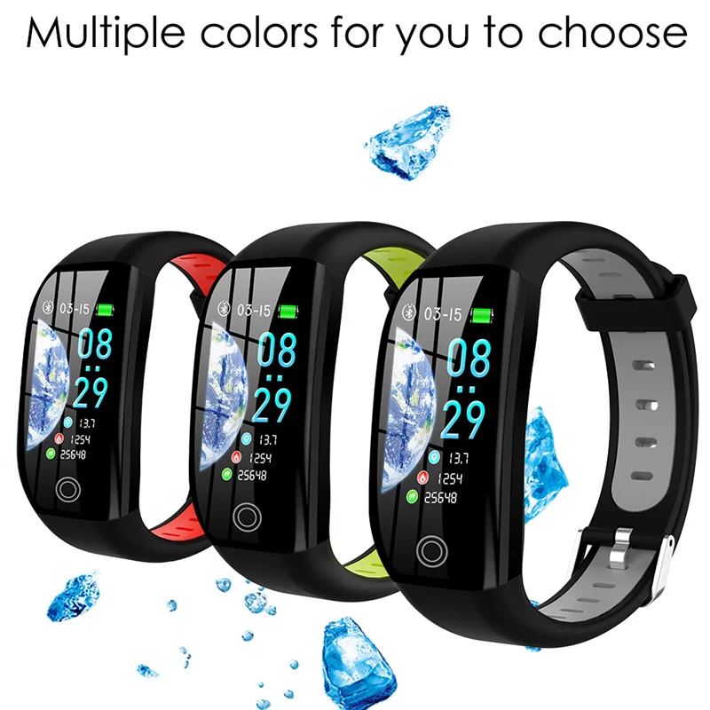  F21 Smart Bracelet GPS Distance Fitness Activity Tracker IP68 Waterproof Blood Pressure Watch Sleep - 33028713250