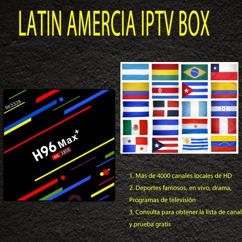 

Latino IPTV 1 year Subscription IPTV Chile Argentine Mexico Ecuador Colombia USA Canada Spain Portuguese Brazil M3U For Smart TV