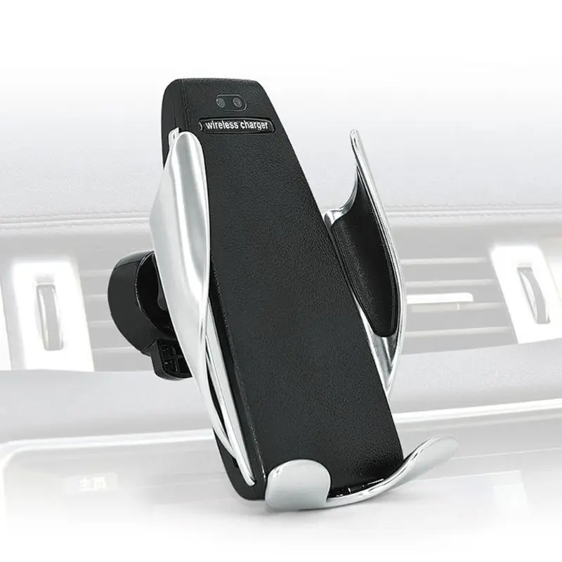 

Automatic Clamping Wireless Car Charger For iphone Android Air Vent Phone Holder 360 Degree Rotation Charging Mount Bracket