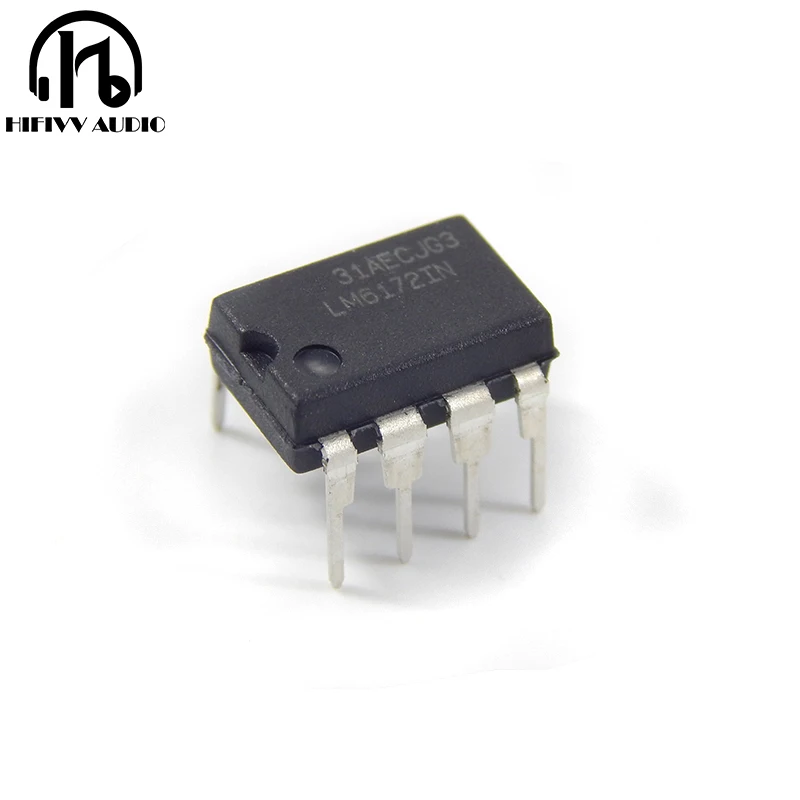 

LM6172 hifi amplifier Accessories Voltage Feedback Amplifier double channel operational amplifier LM6172IN IC chip op amp