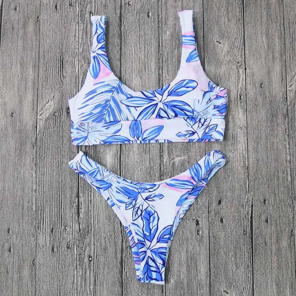 2018 Sexy Bikinis Women Swimsuit Bandage Halter Beach Wear Bathing suits Push Up Swimwear Female Brazilian Bikini Set