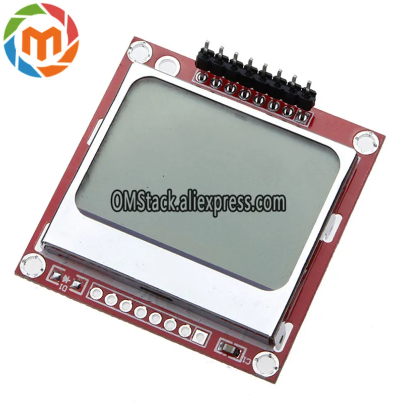 5110-LCD-Display-Module-White-Backlight-For-Arduino