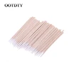 OOTDTY-bastoncillos de algodón 100 unids/paquete, herramientas de limpieza para iPhone, Samsung, Huawei, puerto de carga, limpiador de orificios para auriculares, herramientas de reparación de teléfonos ► Foto 1/6